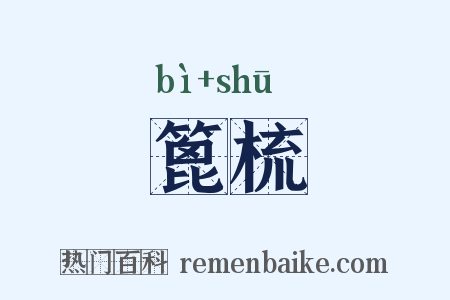 篦梳是什么意思的图片